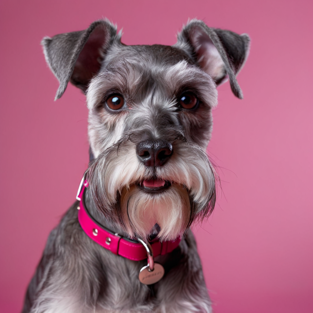 Photograph of a schnauzer