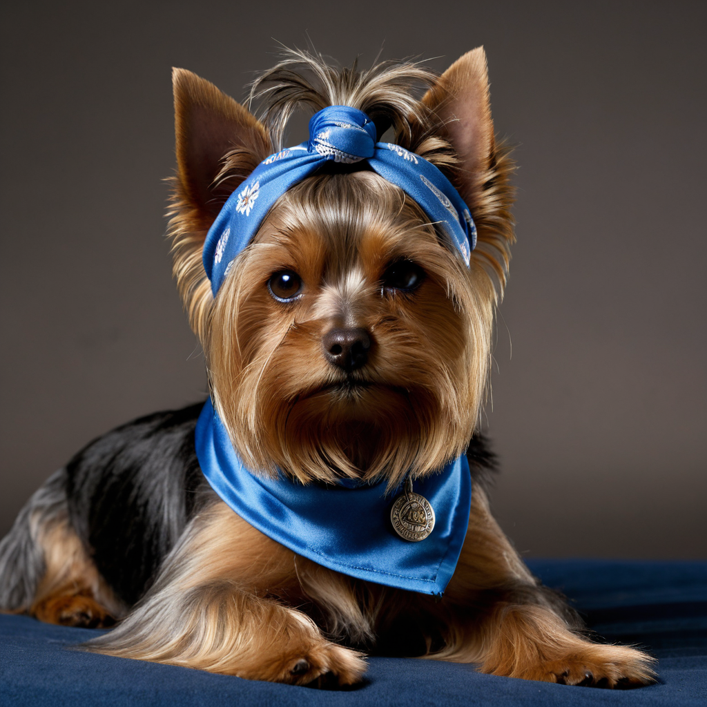 Reference photograph of a Yorkshire terrier